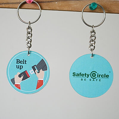 Belt Up Keyring (Macaw Blue Green) Belt Up Keyring (Macaw Blue Green)