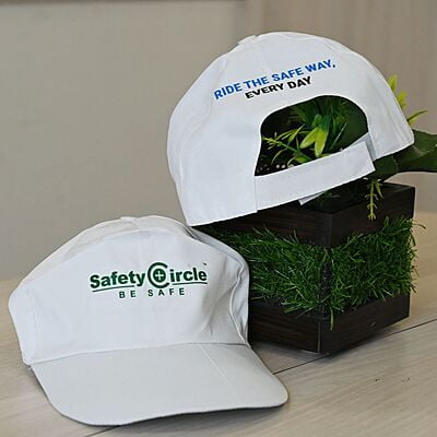 Ride The Safe Way, Every Day Cap (White)