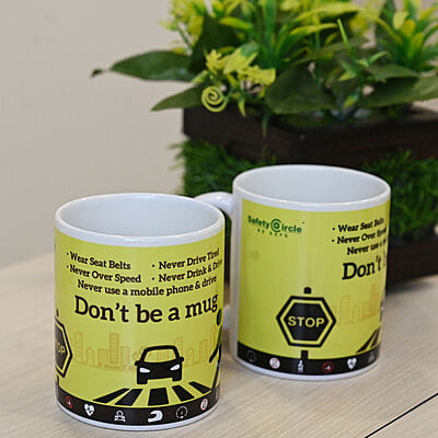 Dont Be a Mug (Arty Click Yellow)